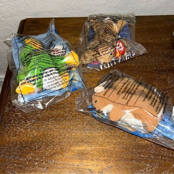 Vintage Ty Beanie McDonalds Happy Meal Toys (3) - Picture 5 of 5